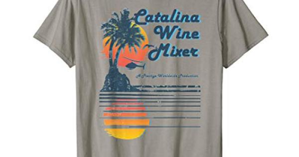GunShowTees Mens Prestige Worldwide Catalina Wine Mixer Shirt