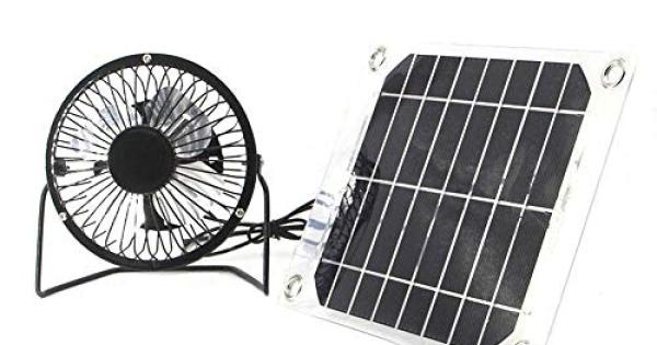 for Car Outdoor House Farmhouse Greenhouse RV Roof Quietly Cools and Ventilates Solar Powered Panel with 10W 12V Mini Solar Fan Ventilator Exhaust Fan Black